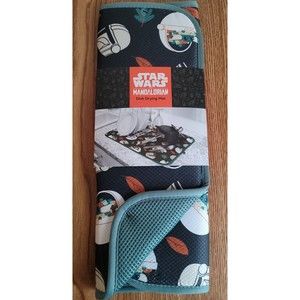 Disney Star Wars Mandalorian Grogu Halloween Dish Drying Mat 16x18"